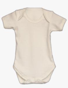 Organic Cotton Plain Short Sleeve Bodysuit