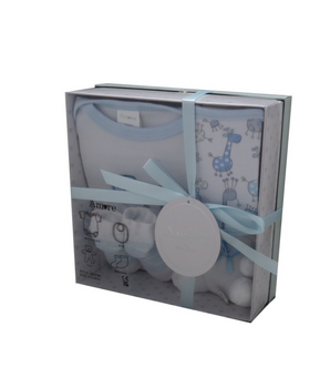 Blue 4 Piece Luxury Boxed Gift Set (0-3 Months)